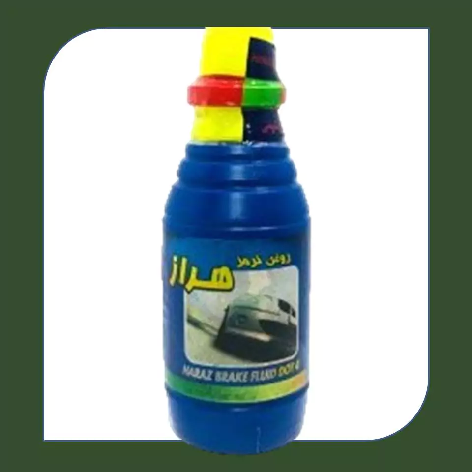 روغن ترمز DOT4 آبی هراز 250 میلی لیتری