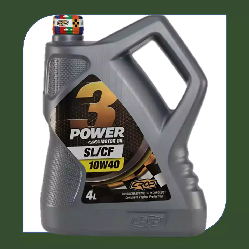 روغن موتور کراپ 10W40 power3 چهار لیتری SL