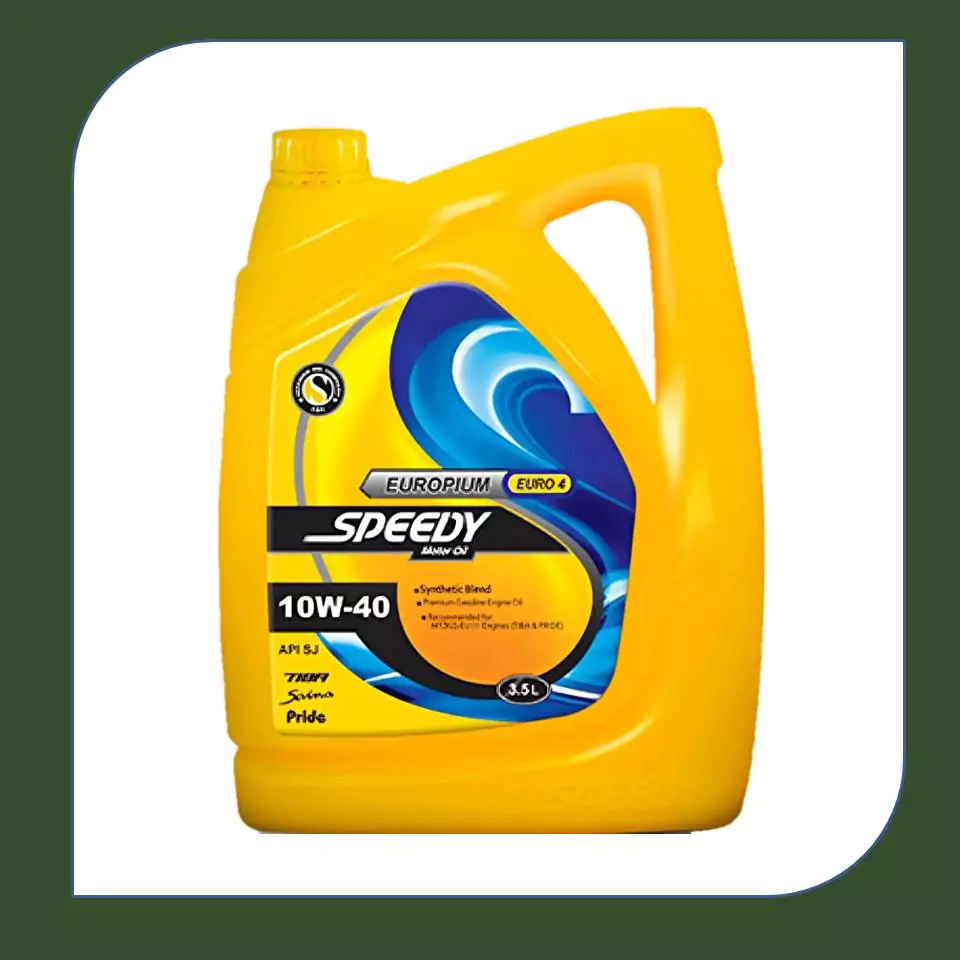 روغن موتور اسپیدی 10w40 europium سه و نیم لیتری SJ