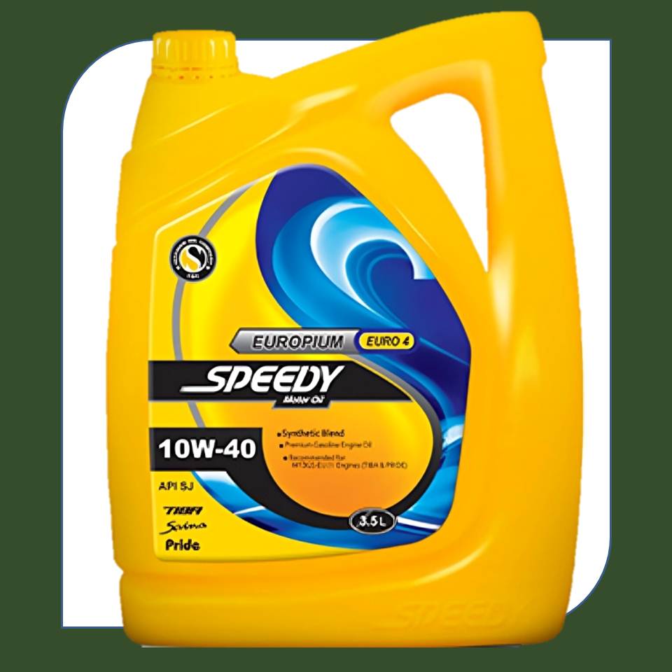  روغن موتور اسپیدی 10w40 europium سه و نیم لیتری SJ