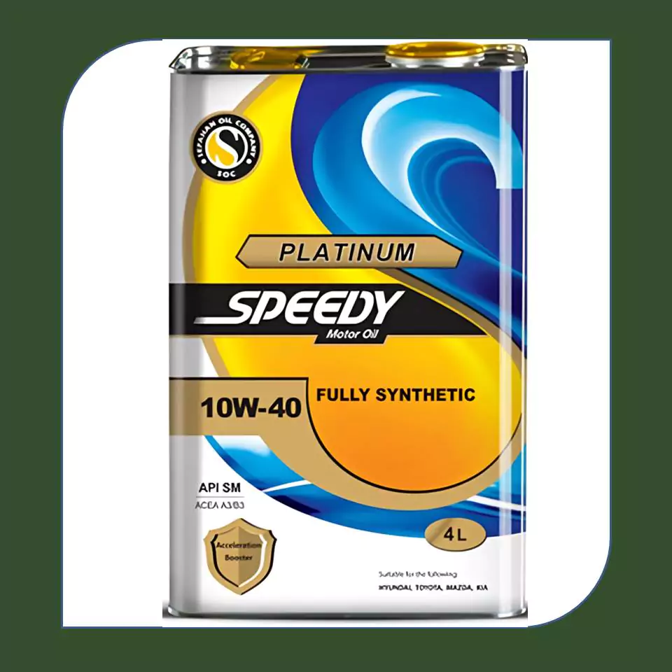 روغن موتور اسپیدی پلاتینیوم Platinum 10W40 چهار لیتری SM
