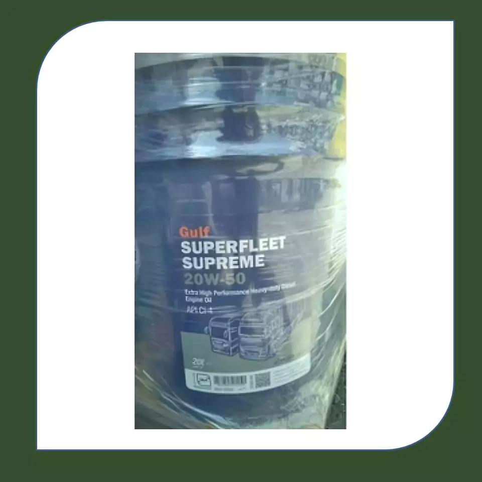 روغن موتور گالف 20W50 Super Fleet Supereme بیست لیتری CI4