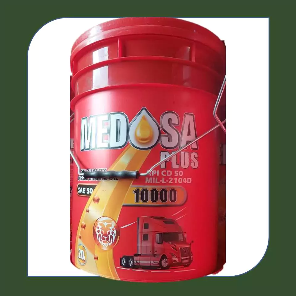 روغن موتور دیزلی 10000 50W CD مدوسا 20لیتری