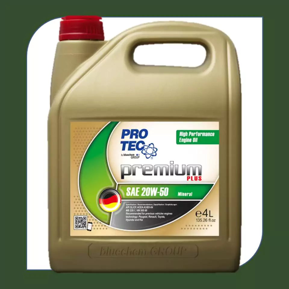 روغن موتور پروتک 20W50 چهار لیتری SL