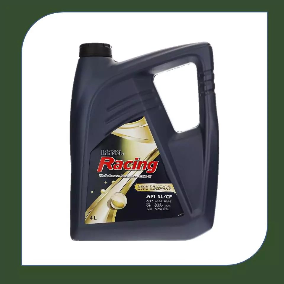 روغن موتور خودرو ایرانول ریسینگ SL 10w40 Racing چهار لیتری
