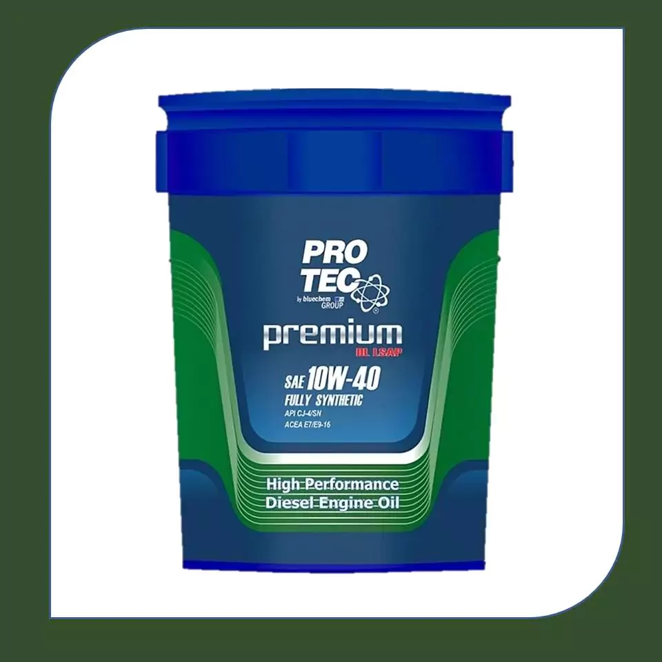 روغن موتور پروتک 10w40 سطل CJ4 حجم 20 لیتری