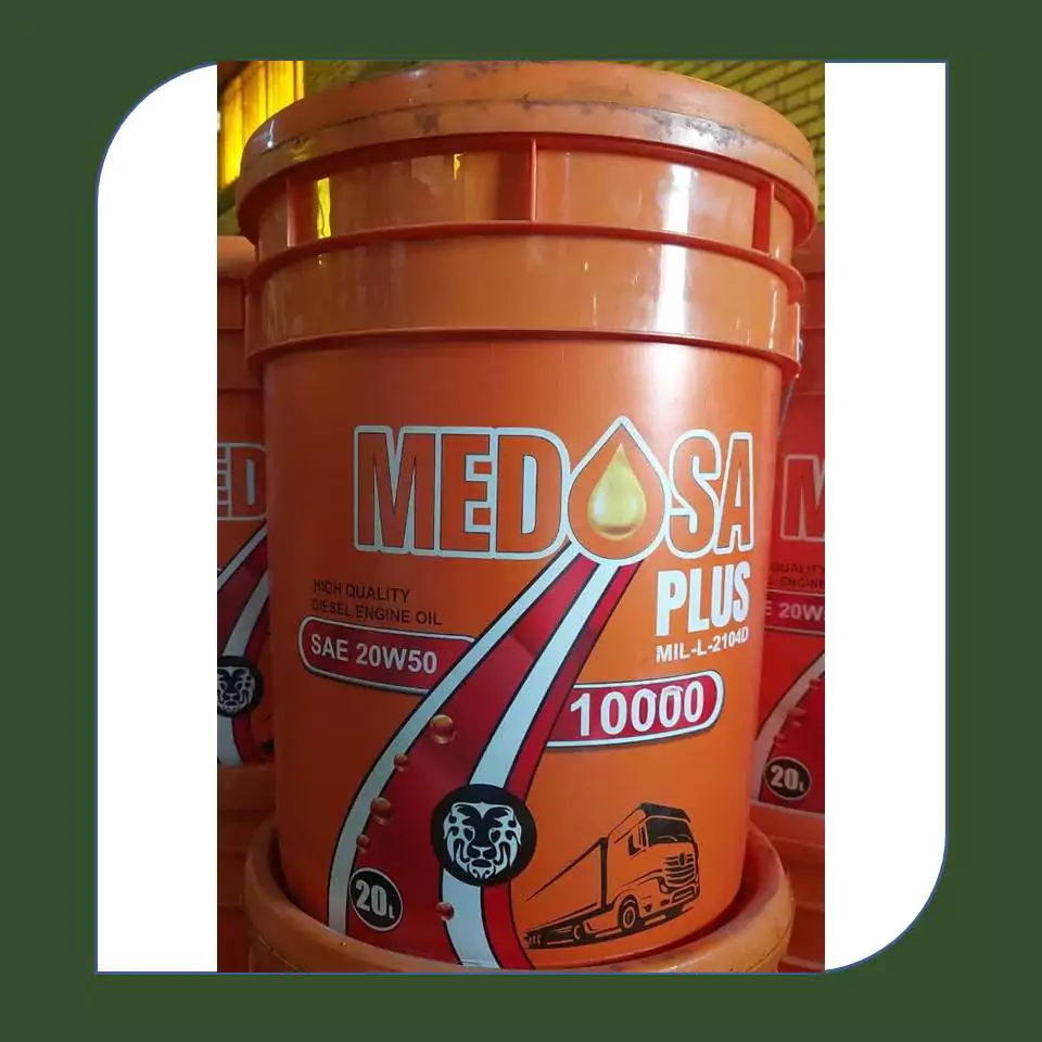 روغن موتور دیزلی 10000 20W50 CD مدوسا 20لیتری