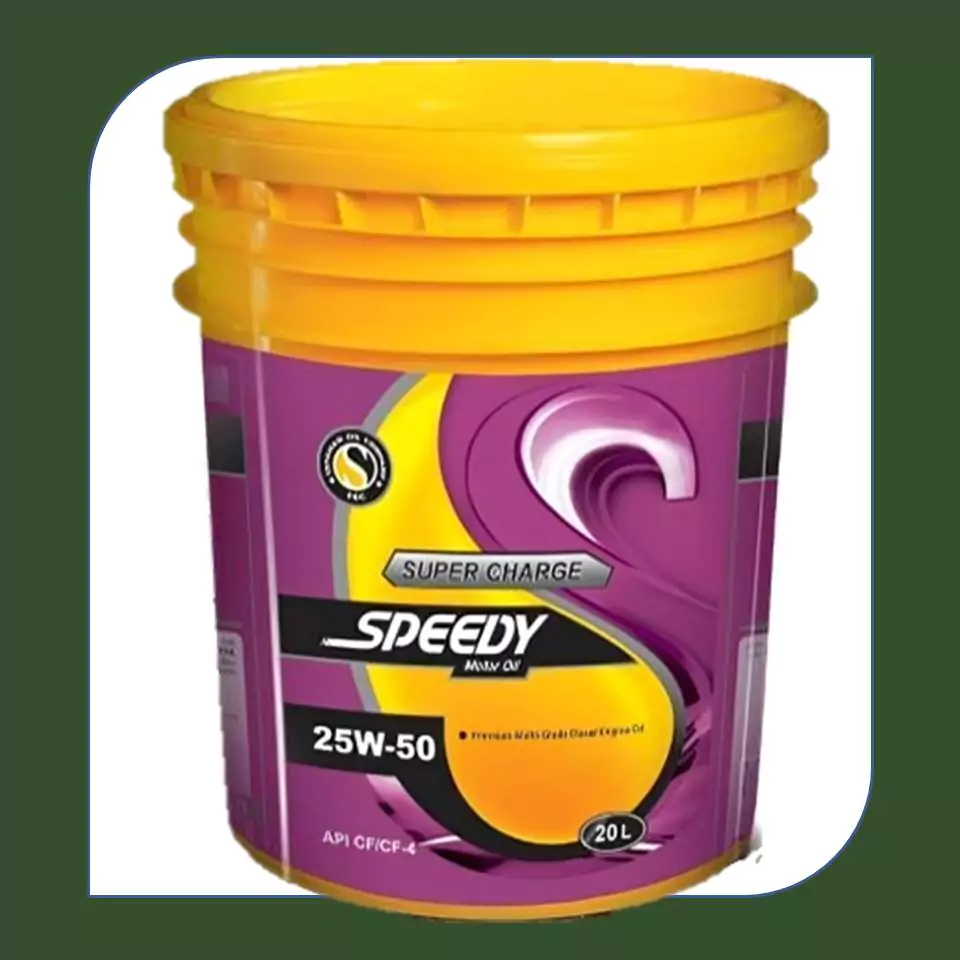 روغن موتور اسپیدی دیزلی سوپر شارژ 25W50 سطل
