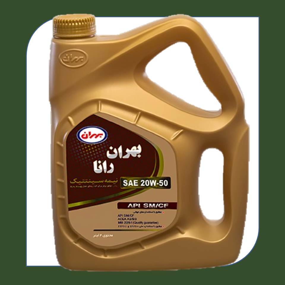 بهران رانا 20W50  چهار لیتری SM پلاستیکی