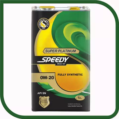 روغن موتور 0W20 اسپیدی سوپر پلاتینیوم SN پنج لیتری 