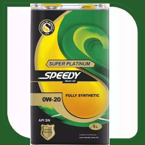 روغن موتور 0W20 اسپیدی سوپر پلاتینیوم SN پنج لیتری 