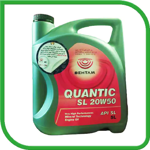 روغن موتور 20w50 بهتام Quantic SL پنج لیتری