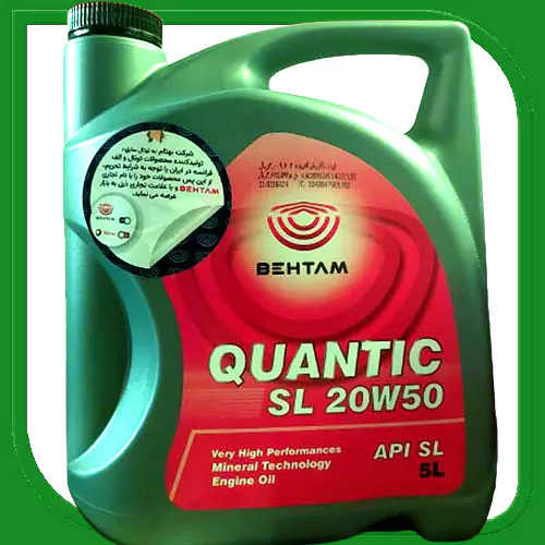 روغن موتور 20w50 بهتام Quantic SL پنج لیتری