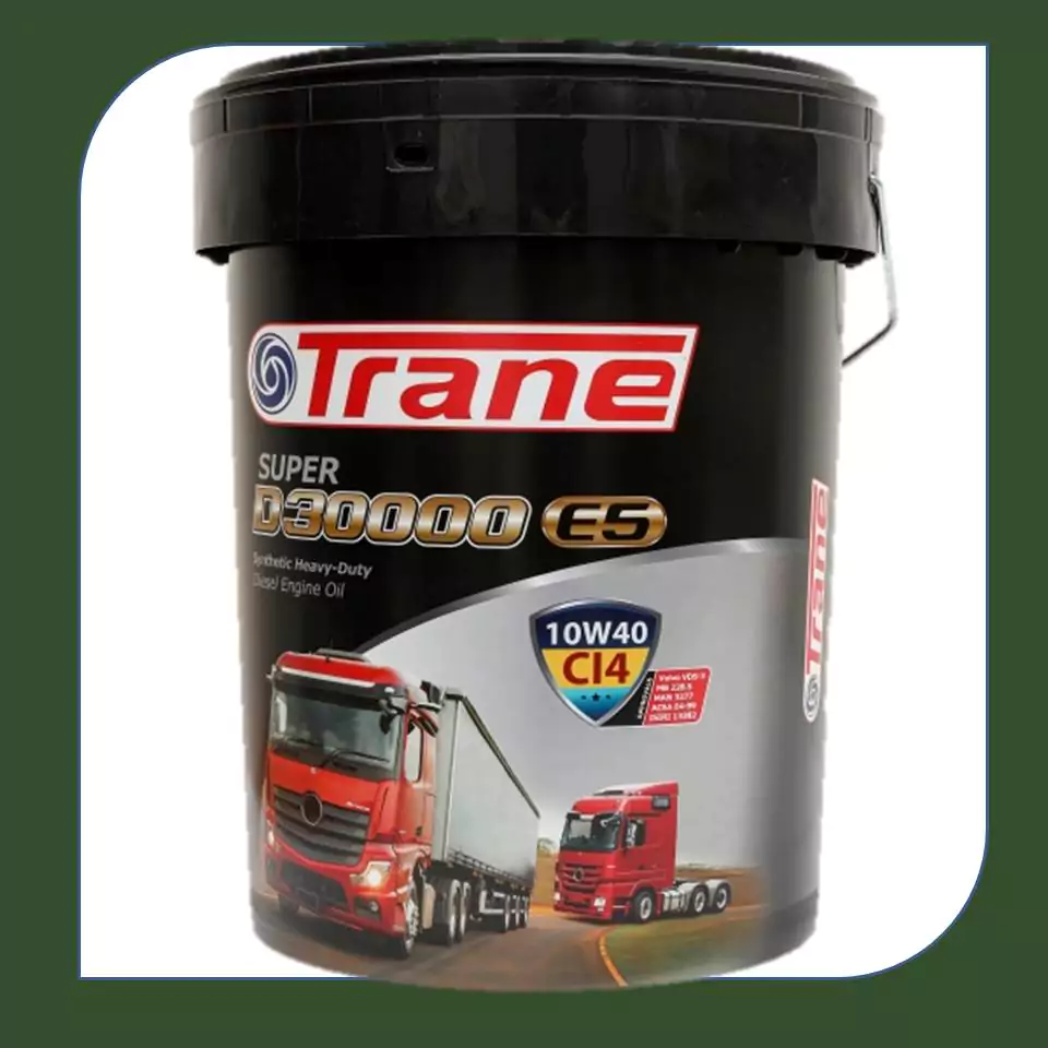 روغن موتور دیزلی  10W40 CI4 D30000 Euro5 ترن سطل 20 لیتری