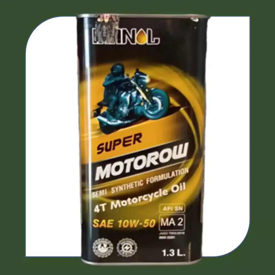 روغن موتور سیکلت ایرانول موتورو 10W50 SN کوارت 1.3 لیتری super motorow