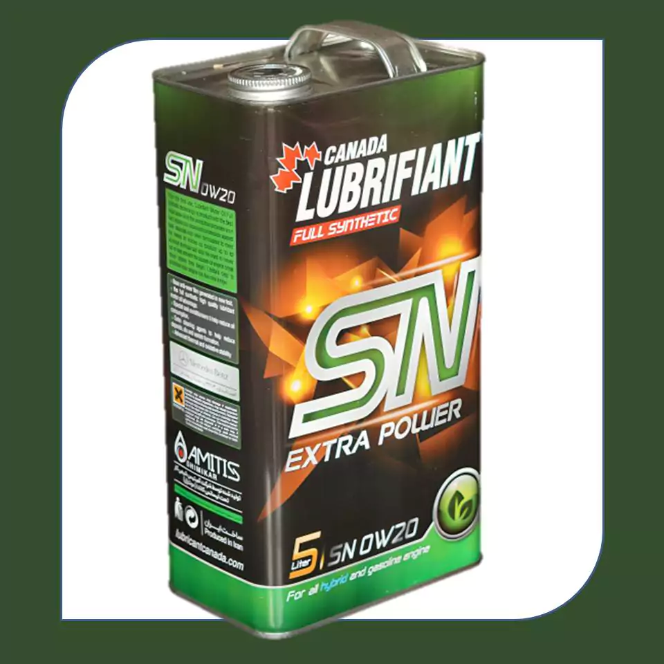  روغن موتور لوبریفینت کانادا SN 0W20 سنتتیک 5 لیتری فلزی