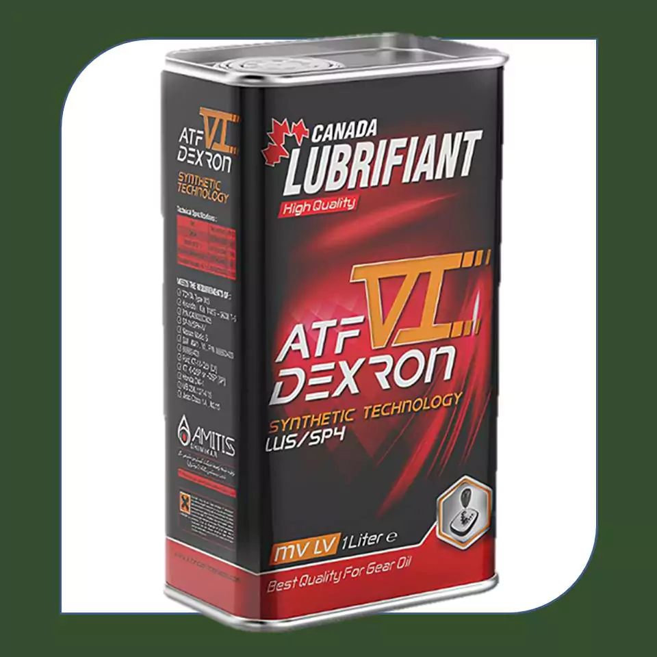 روغن دنده اتوماتیک شش خط لوبریفینت کانادا  ATF VI یک لیتری  dexron VI  &   MV_LV 