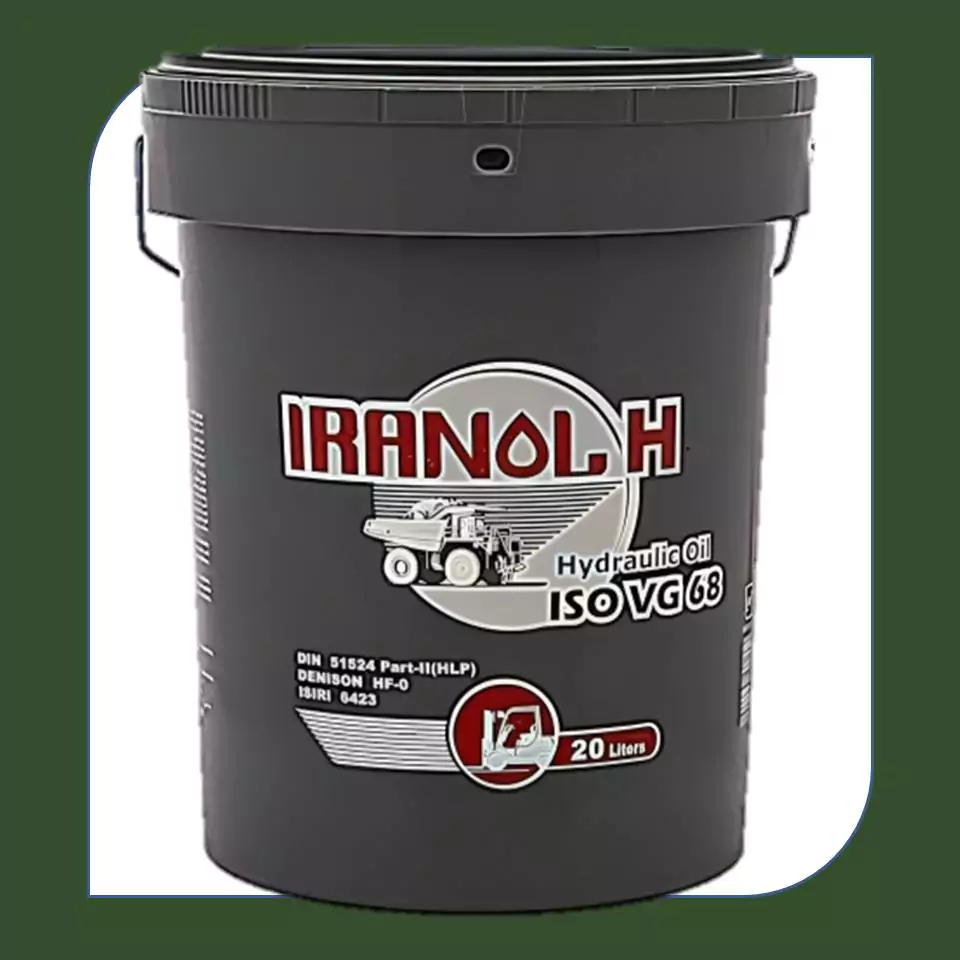 روغن هیدرولیک ایرانول H68 بیست لیتری سطل 