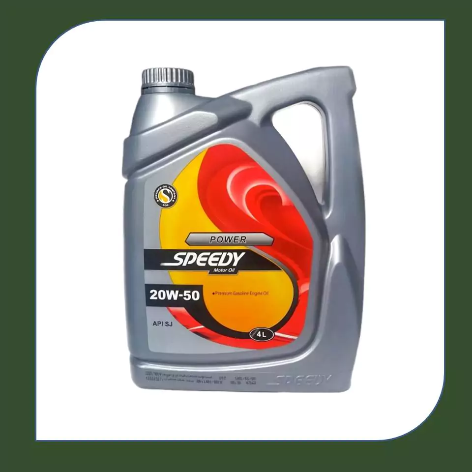 روغن موتور خودرو اسپیدی Power 20W50 چهار لیتری SJ