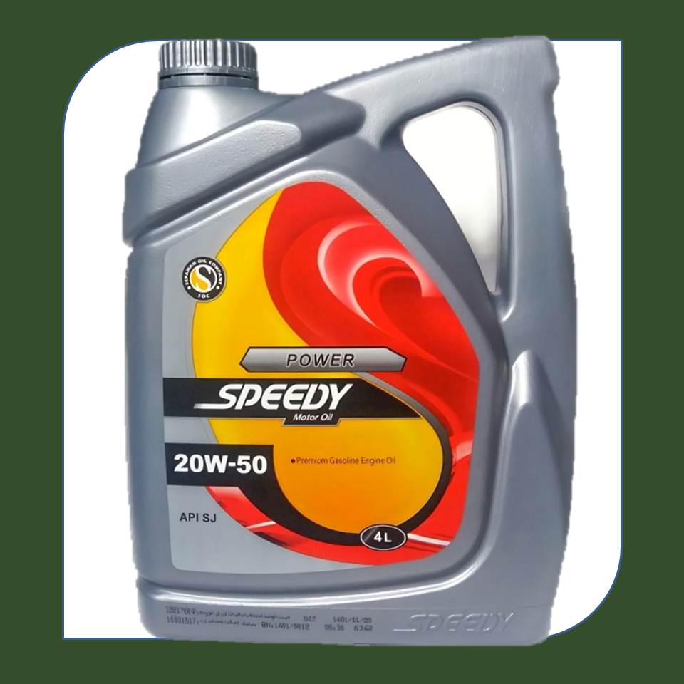 روغن موتور خودرو اسپیدی Power 20W50 چهار لیتری SJ